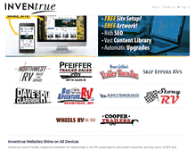 Tablet Screenshot of inventrue.com